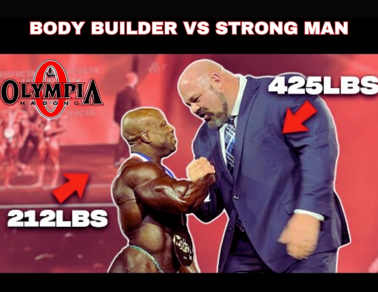 BODY BUILDER VS STRONG MAN